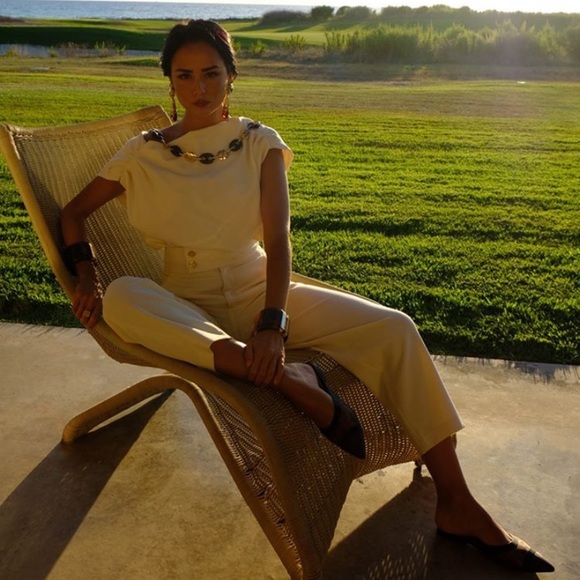 GORGEOUS ZARA NWT 2 Piece Blouse & Pants Set - Picture 2 of 11